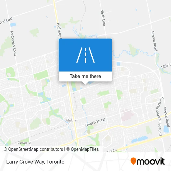 Larry Grove Way map
