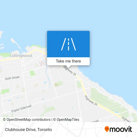 Clubhouse Drive map