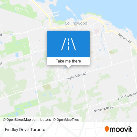 Findlay Drive map