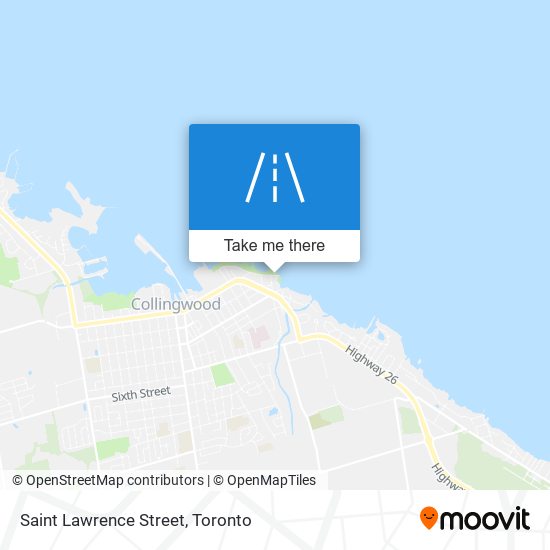 Saint Lawrence Street map