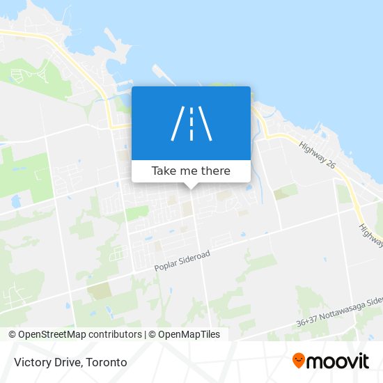 Victory Drive map