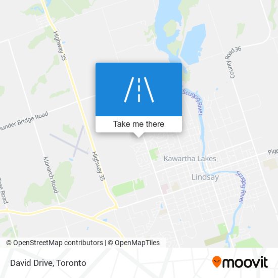 David Drive map