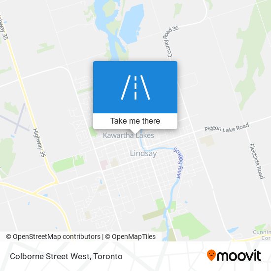 Colborne Street West map