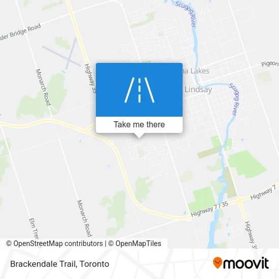 Brackendale Trail map