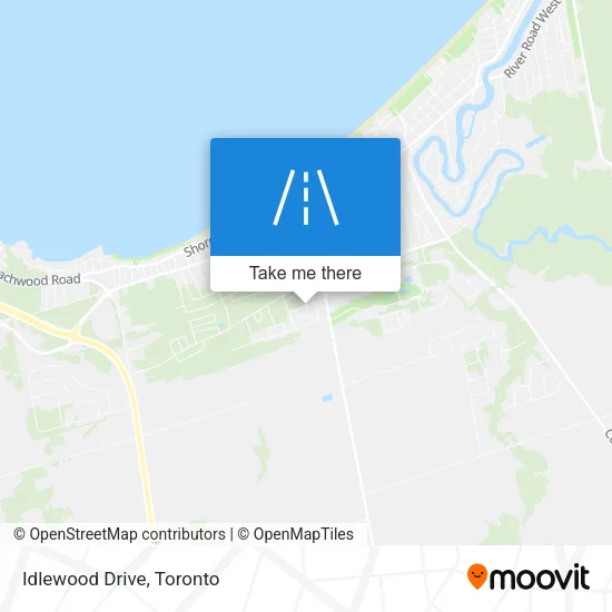 Idlewood Drive map