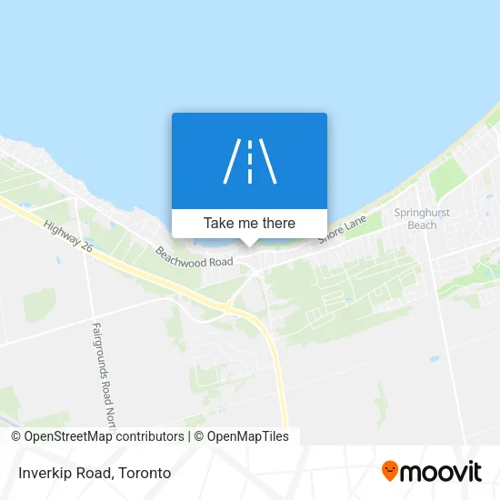 Inverkip Road map