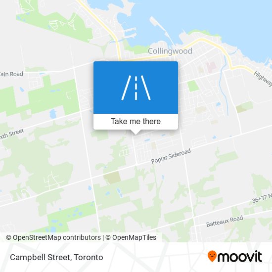 Campbell Street map