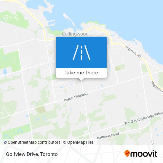 Golfview Drive map
