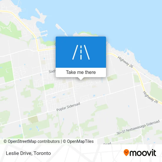 Leslie Drive map