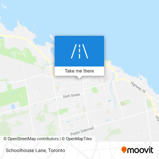 Schoolhouse Lane map