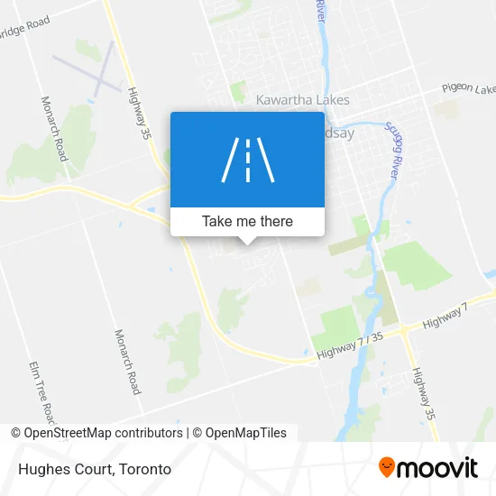 Hughes Court map