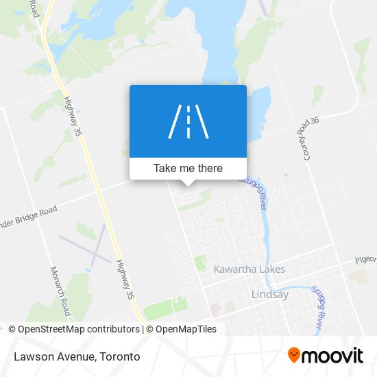 Lawson Avenue map