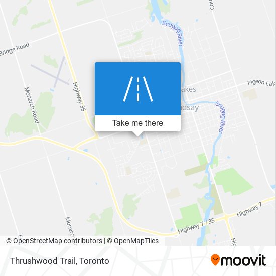 Thrushwood Trail map