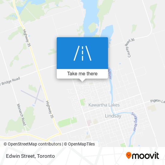 Edwin Street map