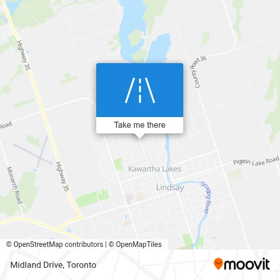 Midland Drive map