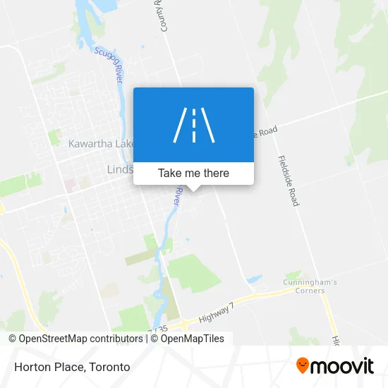 Horton Place map