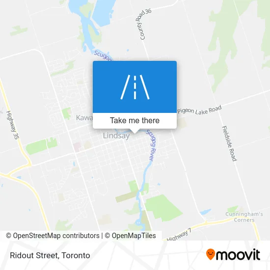 Ridout Street map