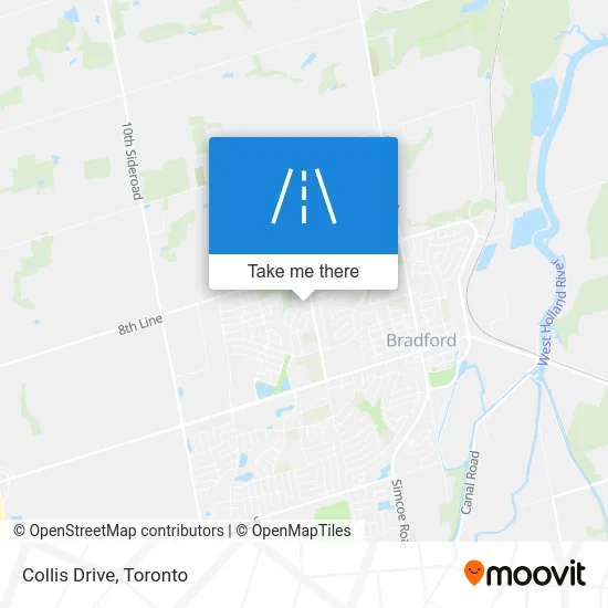 Collis Drive map