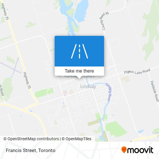 Francis Street map