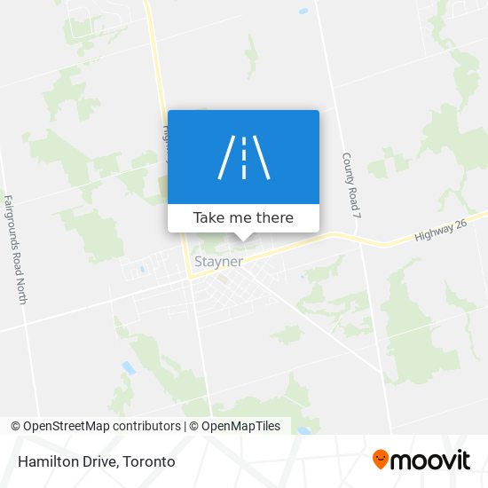 Hamilton Drive map