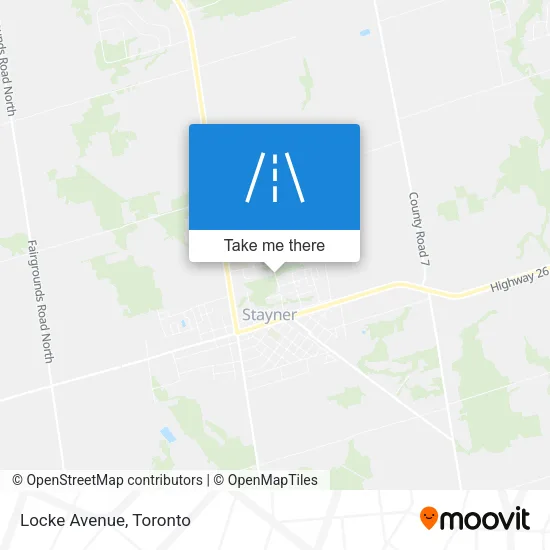 Locke Avenue map