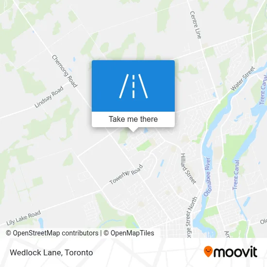 Wedlock Lane map