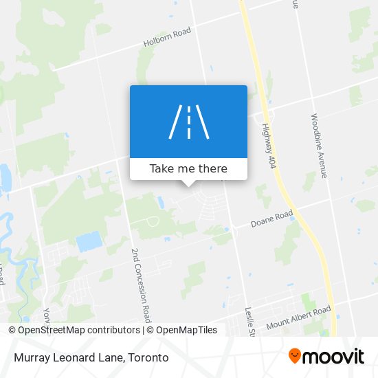 Murray Leonard Lane map