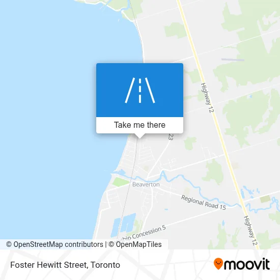 Foster Hewitt Street map
