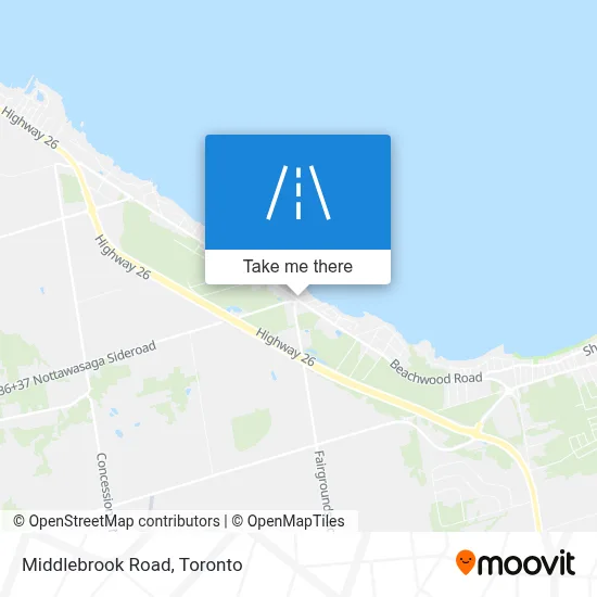 Middlebrook Road map