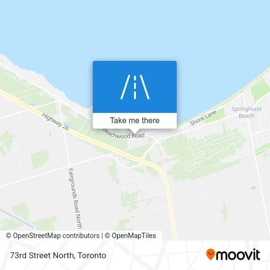 73rd Street North map