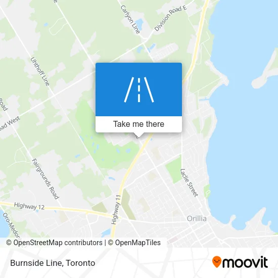 Burnside Line map