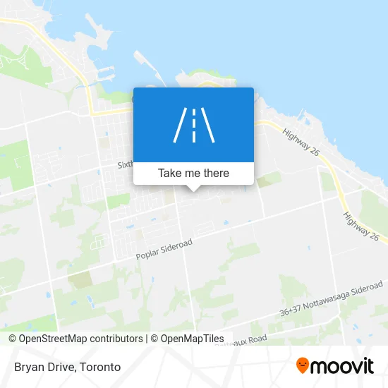 Bryan Drive map