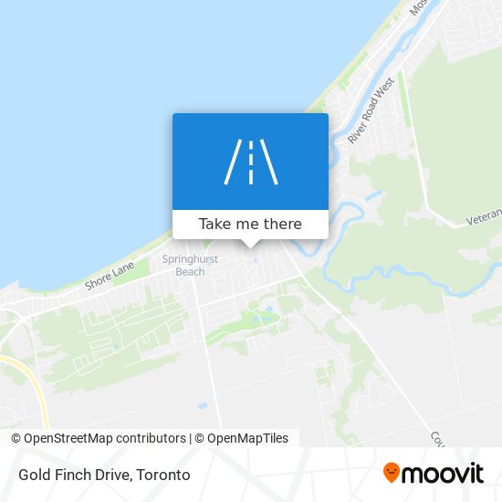 Gold Finch Drive map