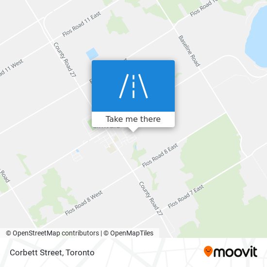 Corbett Street map