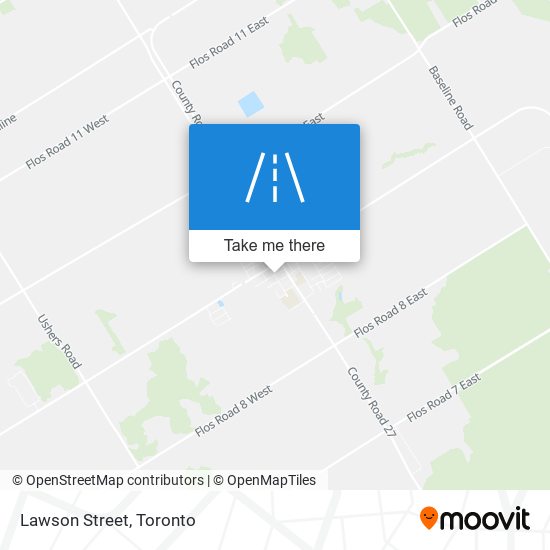 Lawson Street map