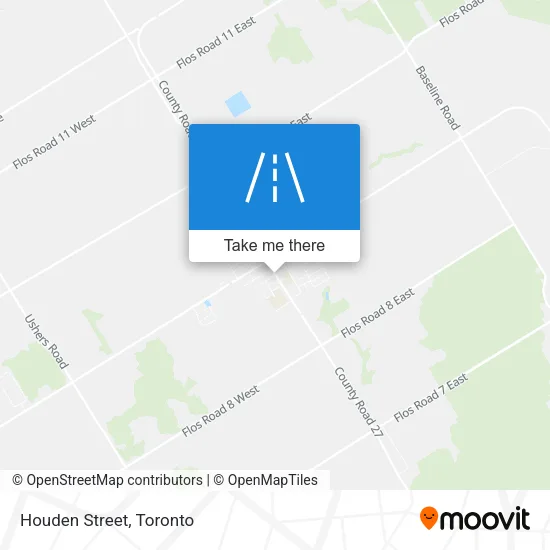 Houden Street map