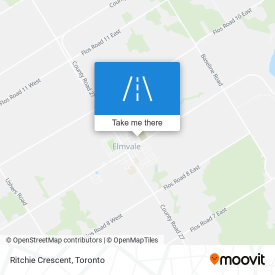 Ritchie Crescent map