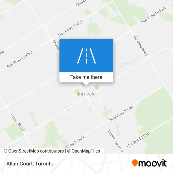 Allan Court map