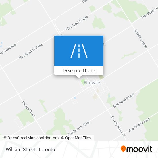 William Street map