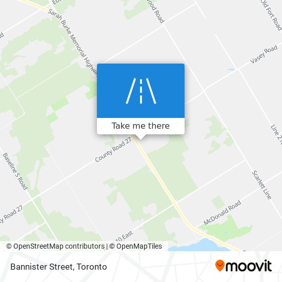 Bannister Street map