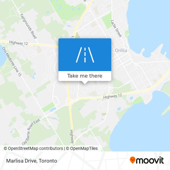 Marlisa Drive map