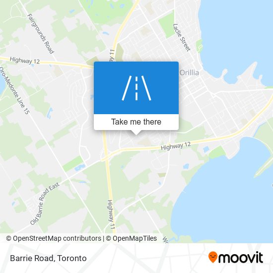 Barrie Road map