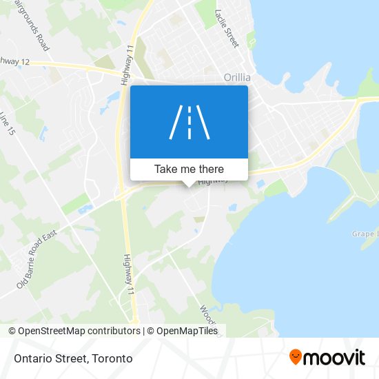 Ontario Street map