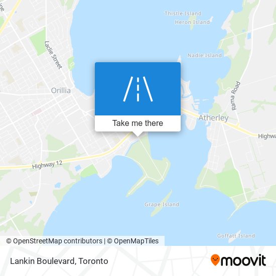Lankin Boulevard map