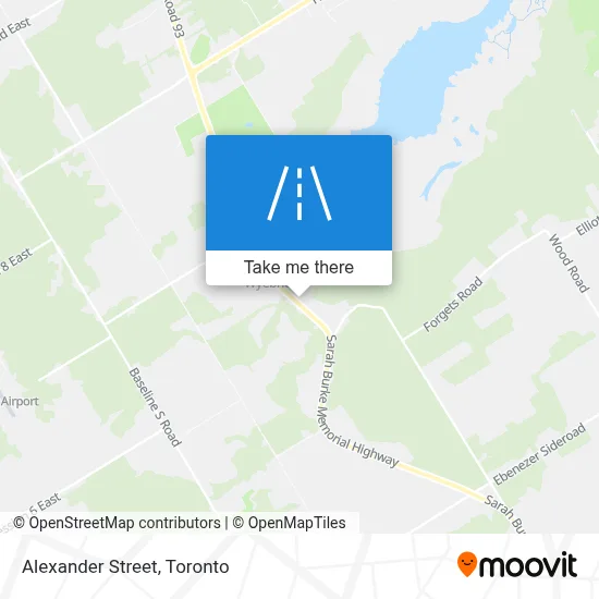 Alexander Street map