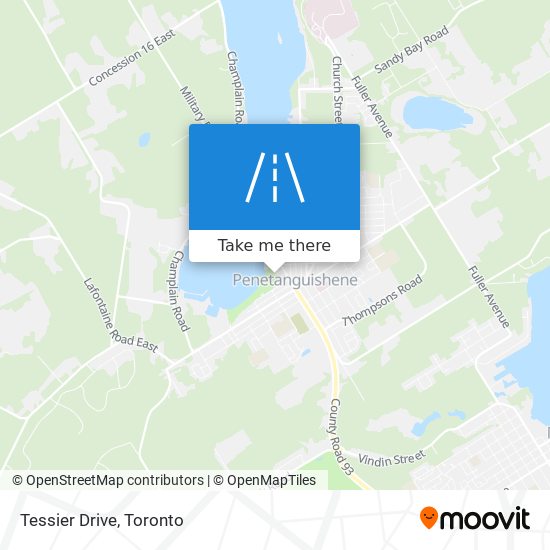 Tessier Drive map