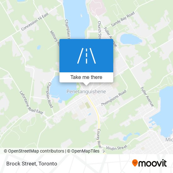 Brock Street map