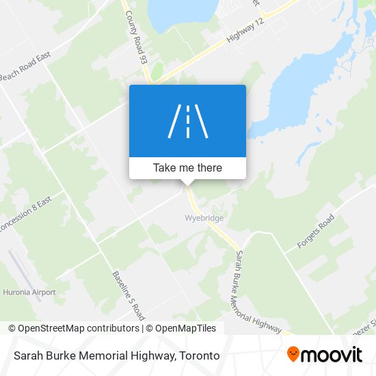 Sarah Burke Memorial Highway map