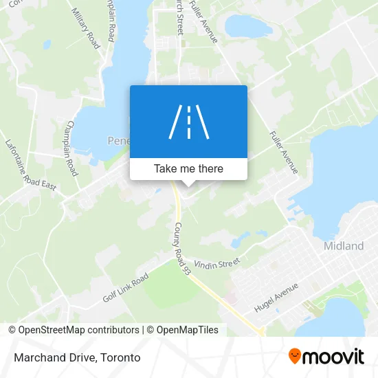 Marchand Drive map