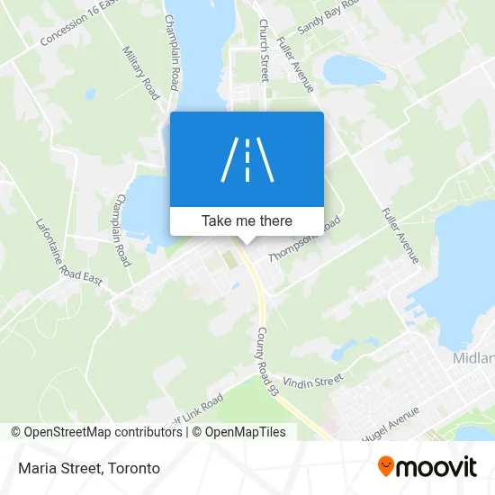 Maria Street map